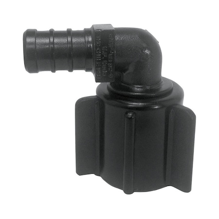 Flair-It Flair-It Ecopoly 1/2 in. PEX Barb X 1/2 in. D FPT Plastic Swivel Elbow 32814